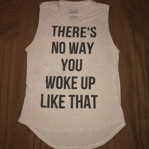 Freeze graphic tank (from Target)